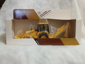 *{ML44} Vintage 1/32 Dye Cast Yellow John Deere Loader/ Backhoe {ML44} - Picture 1 of 6