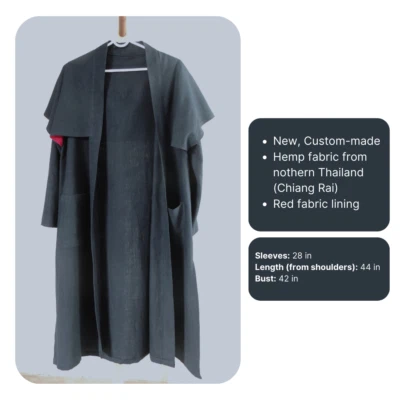 Capa hecha de tela de cáñamo tailandés [NUEVA, HECHA A MEDIDA] Foto 1 de 2