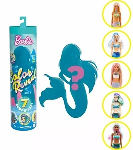 VERSIEGELT Barbie Farbe enthüllen wechselnde Puppe MEERJUNGFRAU SERIE 7 Überraschungsspielzeug Metallic - Bild 1 von 4