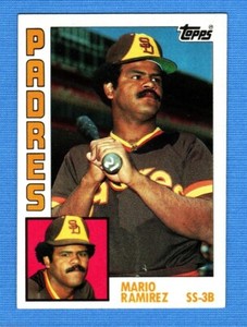 1984 Topps #94 Mario Ramirez San Diego Padres