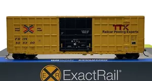 HO EXACTRAIL EE-1411-9 TRINITY 6275 BOX CAR TTX FBOX 506300 EXCLUSIVE - Picture 1 of 2