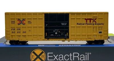 HO EXACTRAIL EE-1411-9 TRINITY 6275 BOX CAR TTX FBOX 506300 EXCLUSIVE - Image 1 of 2