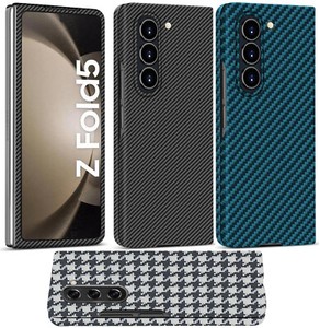 Real Aramid Carbon Fiber Case Anti-Scratch Cover For Samsung Galaxy Z Fold 5 5G