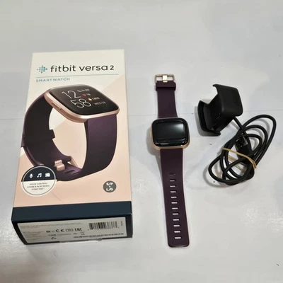 Трекер активности Fitbit Versa 2 — шагомер Bordeaux/Copper Rose Health - Изображение 1 из 4