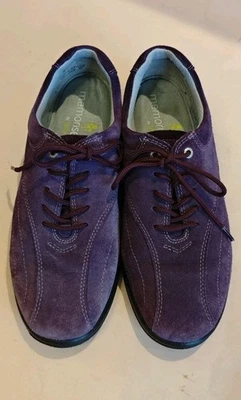 Hotter Tone Purple Suede Lace Up UK 5 Comfort Shoe  - Image 1 of 4