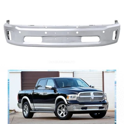 For 2014-2018 RAM 1500 W/Fog Hole Steel Front Bumper Cover Lower Bottom Bar - Image 1 of 4