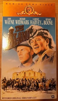 The Alamo - 2 Tape Director's Cut VHS - John Wayne, Richard Widmark - Image 1 of 3