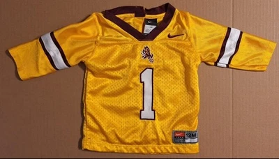 Camiseta de fútbol americano Nike ASU #1 Arizona State Sun Devils bebé niño 18 m Foto 1 de 4