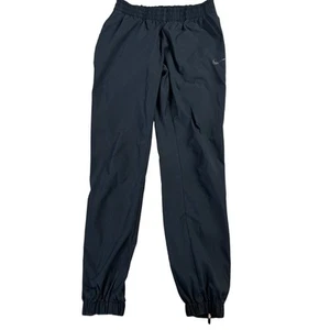 Nike Boys Full Zip Leg Pants Size Small Black Track Pant - Picture 1 of 7