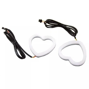 Adjustable Color Options with 2PCS App Controlled RGB Angel Eyes Rings - Picture 1 of 10