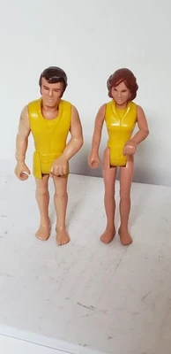 Vintage 1974 Adventure People SCUBA Divers "Matt" & "Becky" Figures - Image 1 of 4