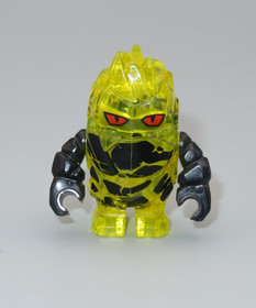 Lego Combustix trans yellow Rock Monster Power Miners minifigure 8188