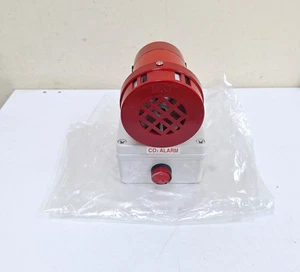 NK Co.Ltd Motor Siren AC 100V Red - Picture 1 of 10