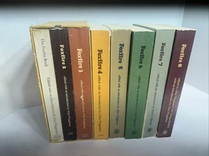 FOXFIRE BOOK SET 1-8 Eliot Wigginton Homesteading Softcover Vintage - Picture 1 of 11