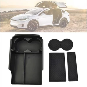 Accesorios Bandejas Consola Central Para Tesla MODELO X MODELO S Interior Coche Apoyabrazos - Imagen 1 de 8