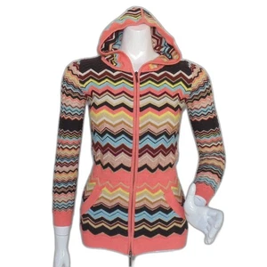 MISSONI Target Kapuzenpullover, L, Reißverschluss, Chevrons, Taschen, Original 2011 - Bild 1 von 15