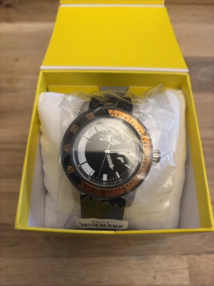 Reloj Hombre Invicta Specialty 45mm, Esfera Negra, Caja Plateada 34014 Foto 1 de 1