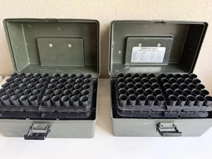 LOT 2! MTM Case-Gard SF-100 100 Round Shotshell Ammunition Ammo Box 10 TRAYS! - Picture 1 of 11