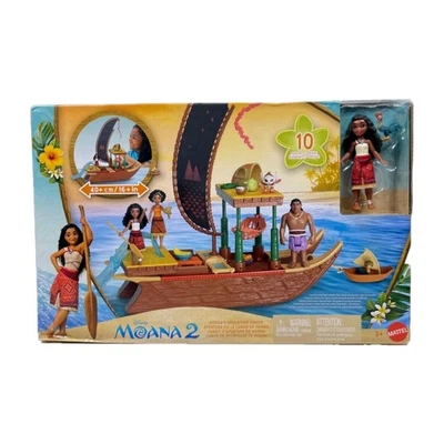 Juego de 10 piezas de canoa Disney Moana 2 Moana’s Adventure Foto 1 de 4