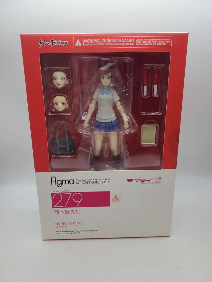 TOTALMENTE NUEVO Max Factory Love Live! Figura de acción Maki Nishikino Figma Foto 1 de 4