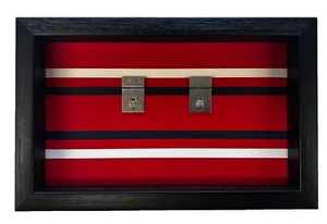 Large QARANC Medal Case. Black Frame - Picture 1 of 4