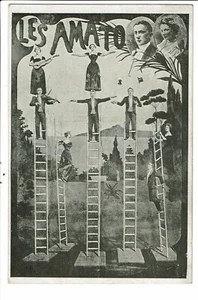 CPA Carte Postale Italie - Artistes-Sofia ed Egizio Amato.-Les Amato VM27837m - Bild 1 von 2
