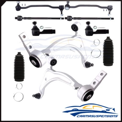 8x Brazos de control inferiores Barra estabilizadora Extremo de enlace Extremo de varilla de amarre para Nissan Máxima 2004-2008 Foto 1 de 4