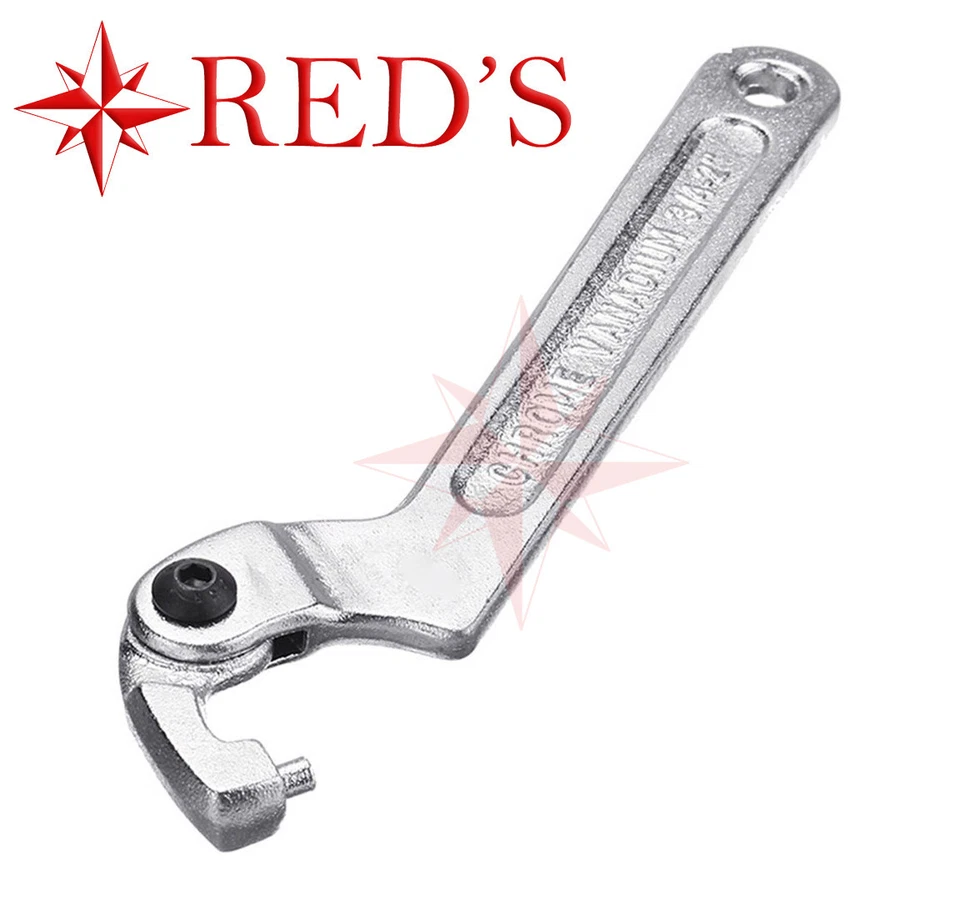 Llave de gancho ajustable 1-1/4-3" 32-76 mm Herramienta C Llave de retención redonda universal Foto 1 de 1