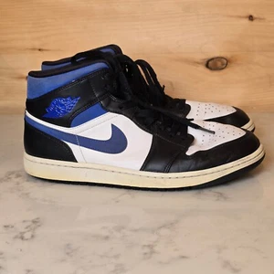 Nike Air Jordan Mid Blanco Negro Azul Corredor 554724-140 Zapatilla Hombre 11.5 - Imagen 1 de 16