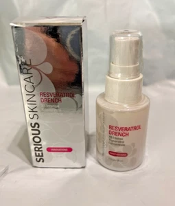 Serious Skincare Resveratrol Drench Facial SERUM 5x CONCENTRATE 1 oz SEALED - Picture 1 of 2
