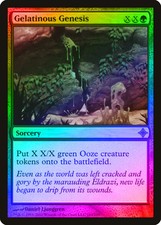 Gelatinous Genesis FOIL Rise of the Eldrazi PLD Green Rare MTG CARD ABUGames