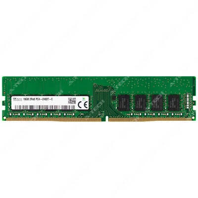 Hynix 16GB 2Rx8 PC4-2400T ECC UDIMM DDR4-19200 ECC Unbuffered Server Memory RAM - Image 1 of 2