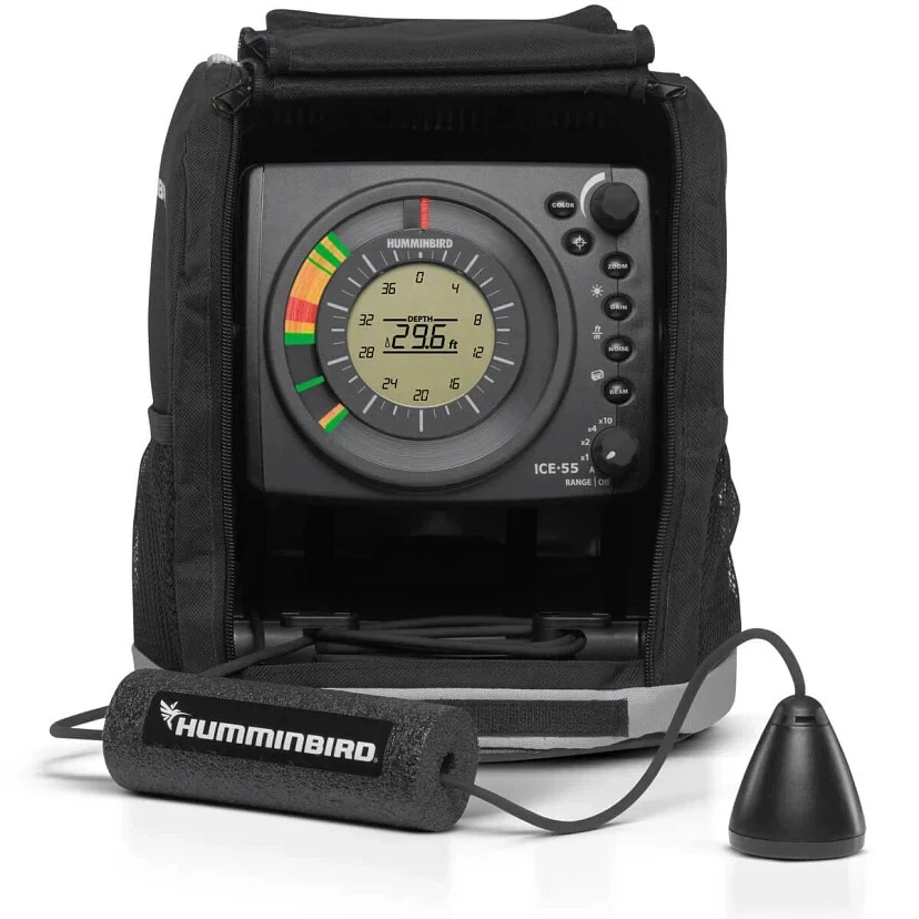 Humminbird ICE 55 ICE FISHING 6 Color Flasher 2400 Watts, 407040-1, Dual Beam - Image 1 of 1