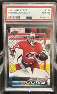 2022 Upper Deck Pyotr Kochetkov #224 Young Guns RC - PSA 8 - Rookie