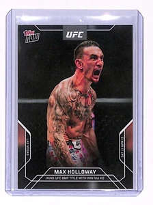 2024 Topps NOW UFC #2 Max Holloway Wins BMF Gürtel mit KO - Menge - Bild 1 von 2