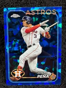 Jeremy Pena - 2024 Topps Chrome Sapphire #244 Huston Astros - Picture 1 of 11