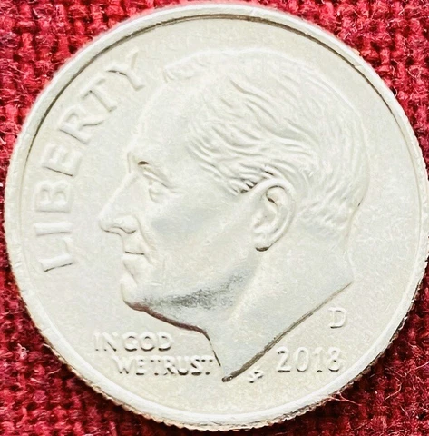 2018 D Roosevelt Dime Uncirculated BU. Gorgeous Coin! Cover