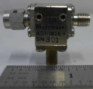 TRW ASI-1826-1 Isolator 20dB Iso. 18-26.5 GHz - Picture 1 of 3