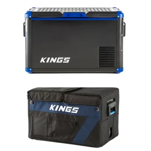 Adventure Kings 60L Portable Fridge Freezer 12V or 240V 5yr warranty+ 60L Cover - Picture 1 of 12