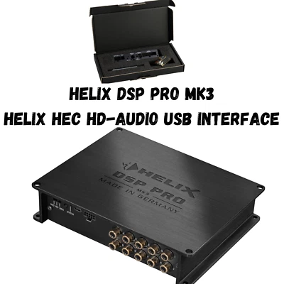 HELIX DSP PRO MK3 DSP + HELIX HEC HD-AUDIO USB INTERFACE MADE IN GERMANY-WARANTY - Image 1 of 4
