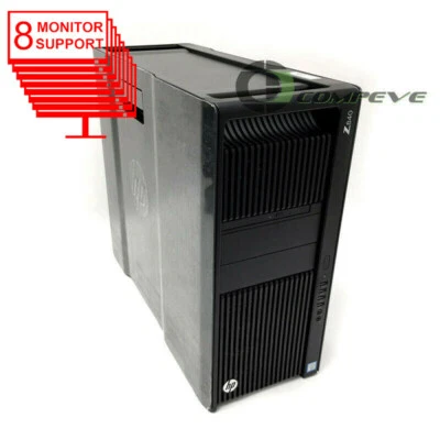 HP Z840 8 Monitor Workstation 2 x E5-2640 v3 2.6GHz 256GB RAM 512GB SSD  - Image 1 of 4