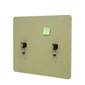B-Ware Akustik-Tischtrennwand MCW-G75, Büro-Sichtschutz, 60x65cm grün - Bild 1 von 6