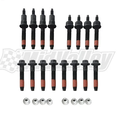 Exhaust Manifold Stud Bolt Nut Kits for Jeep	Commander Dodge Chrysler 4.7L - Imagen 1 de 4
