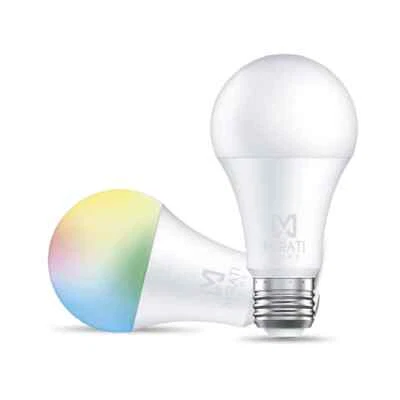 MIRATI ⭐ Wifi Smart Bulb 10W E26 E27 B22 Multi-Color LED Lamp Amazon Alexa Google App