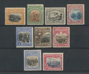 Mozambique Company (Portugal) 1921 LOCAL VIEWS #142/150 complete set, MH FVF - Picture 1 of 2