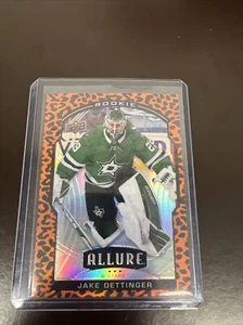 2020-21 Upper Deck Allure - Rookie Leopard #91 Jake Oettinger (RC) - Picture 1 of 2