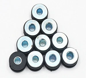 10Pcs Motorcycle Rubber Grommets Bolt For Honda Yamaha Suzuki Kawasaki Fairing - Picture 1 of 5