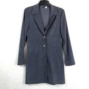 Vintage Jacke Junior 7/8 grau Alyn Page lang leicht adrett 90er Y2K USA - Bild 1 von 10
