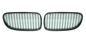 Front Kidney Grilles Glossy Black OE Style FOR '11-'13 BMW E92 LCI Facelift E93 - Picture 1 of 1