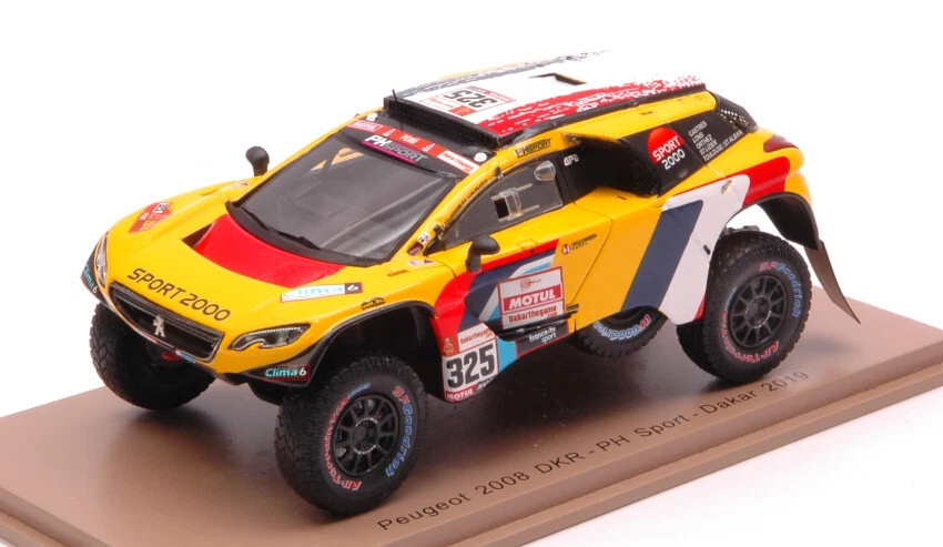 Spark Model PEUGEOT 3008 DKR N.325 DAKAR 2019 P.LACHAUME-J.M.POLATO 1 43